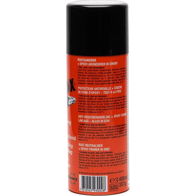 Brunox Epoxy, rust converter and primer, 2-in-1, 400 ml