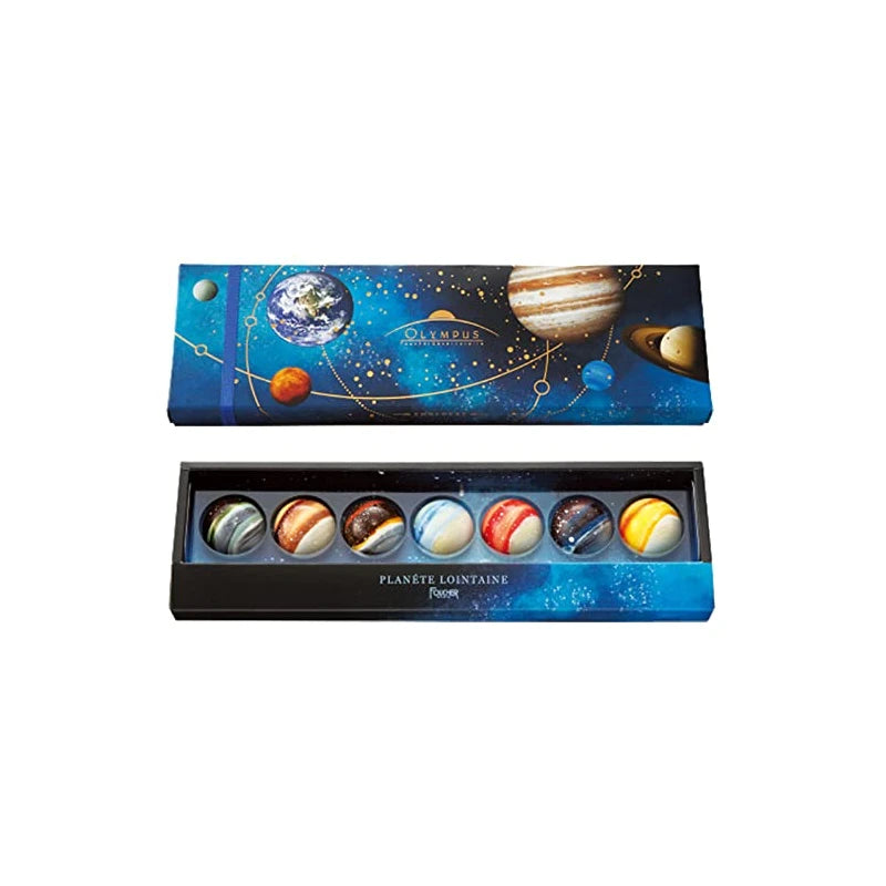 Fuche Olympos Far Etoile Planet 1 Box (7 Tablets) 2023 Valentine's Day Chocolate Chocolate Sweets Gift Chocolate Sweets