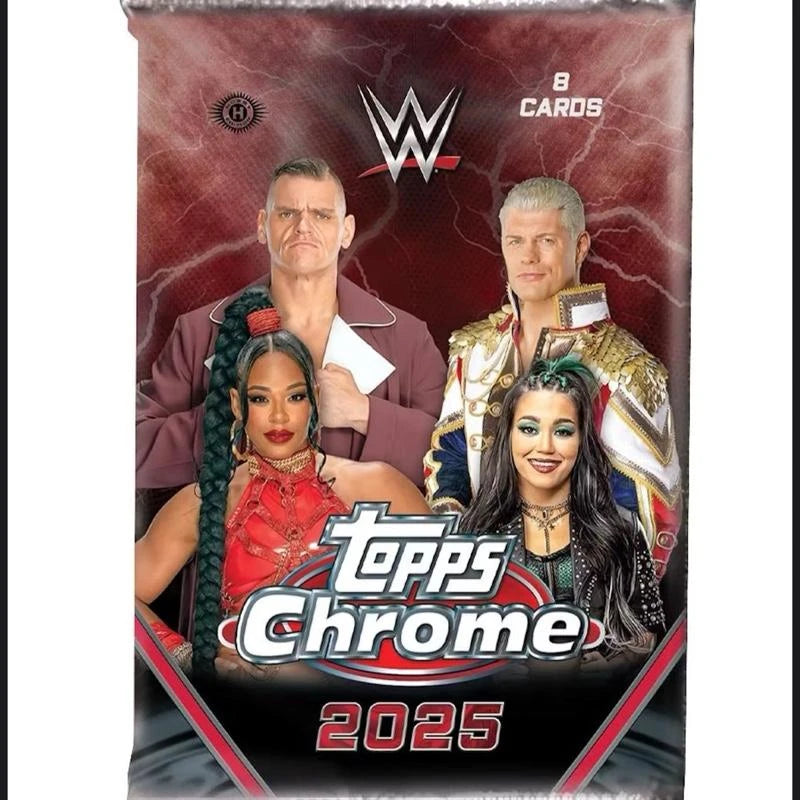 2 (TWO) PACKS- 2025 Topps Chrome WWE Wrestling Hobby Box - Specification: Default