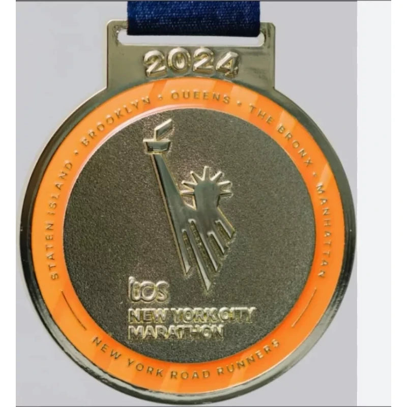 2024 NYC New York MARATHON MEDAL Abbott World Marathon Major NEW