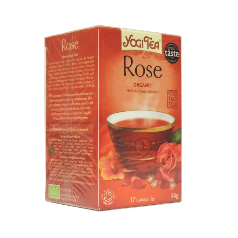 (12 PACK) - Yogi Tea - Rose Tea | 17 Bag | 12 PACK BUNDLE