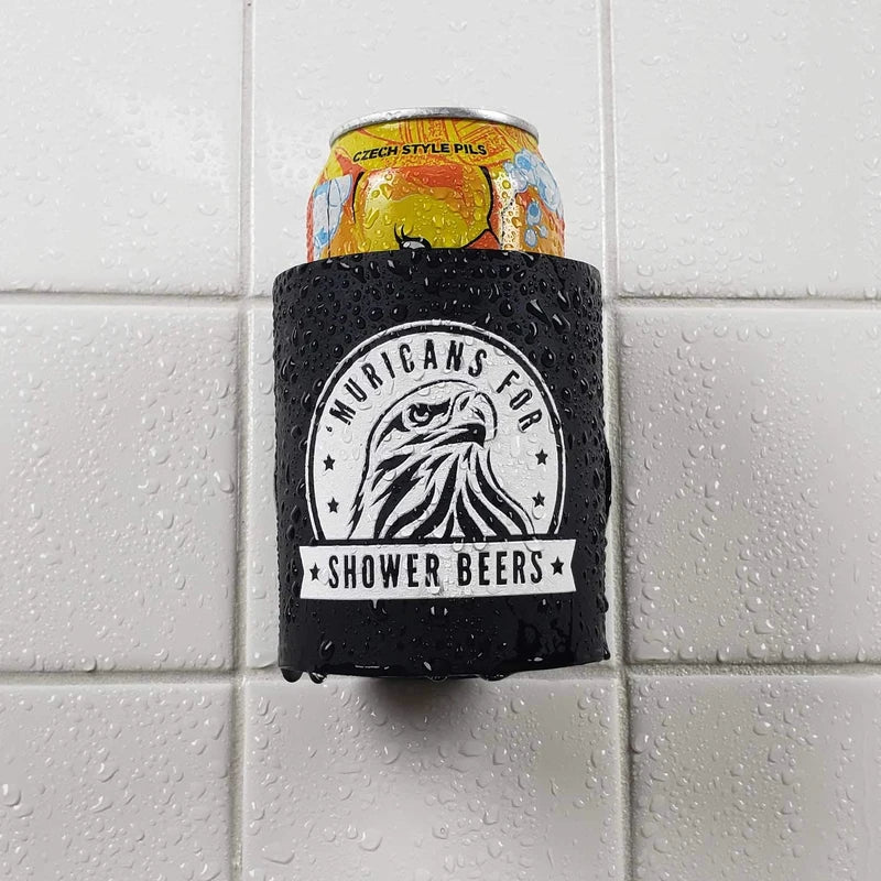 Muricans' for Shower Beers - Shower Beer Holder for in Shower Use, Keeps Beer Cold and Hands Free