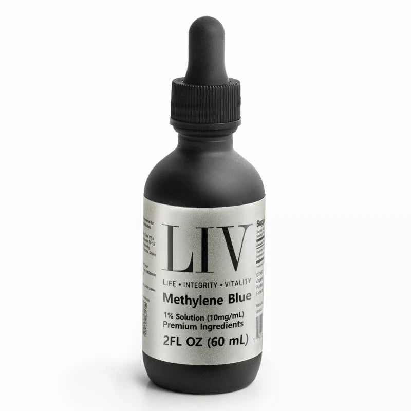 LIV Methylene Blue USP Pharmaceutical Grade 1% | 600mg • 2oz - 60mL