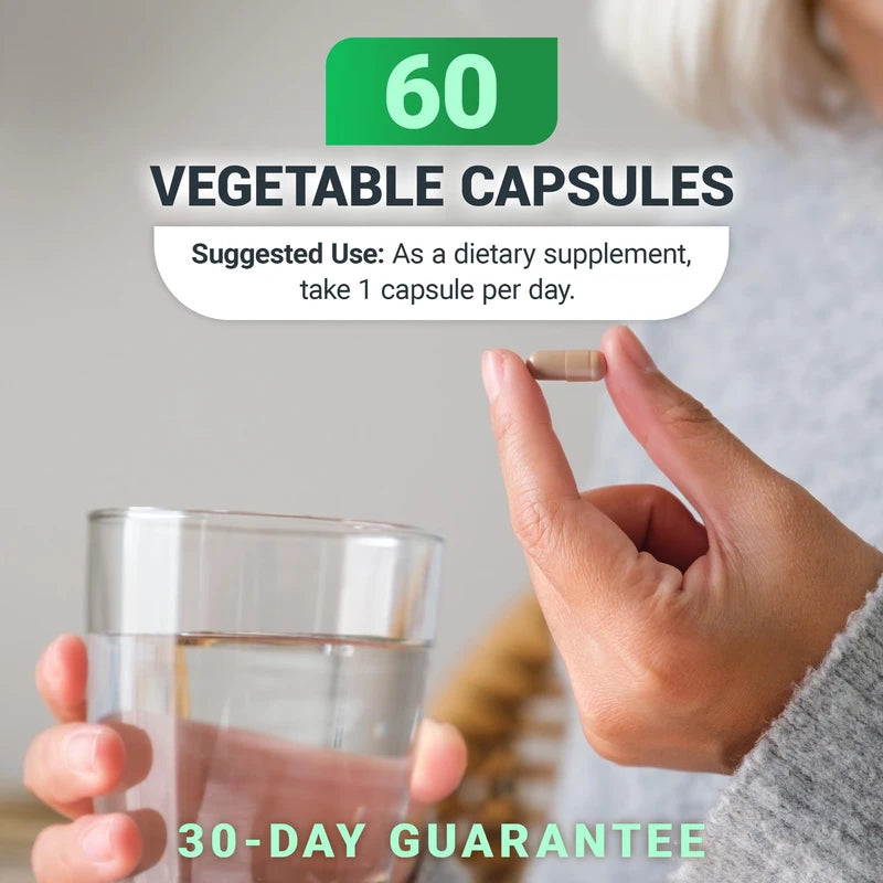 Dr. Berg Nutritionals Dr. Berg Natural Vitamin B1 B6 B12 Complex - Allithiamine Vitamin B1 Supplement with 8 Essential Vitamin B Complex for Men & Women Including Thiamin, Niacin, Folate, Magnesium & More - 60 Capsules