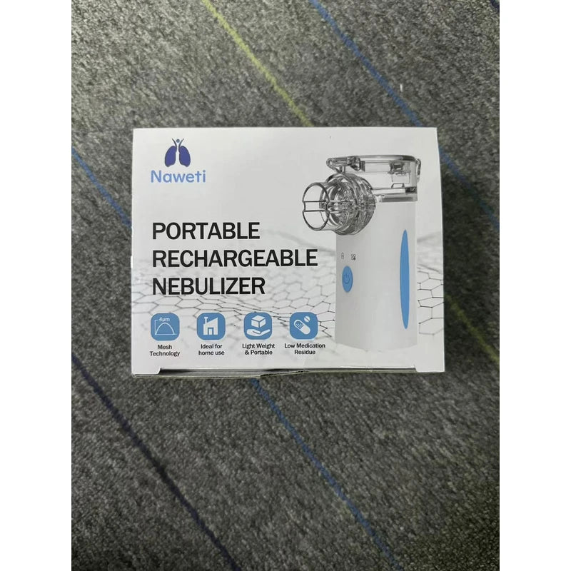 Portable Nebulizer - Nebulizers, Rechargeable Nebulizer Machine for Adults and Kids, Ultrasonic Nebulizer with Two Modes & Self-Cleaning Function for Breathing Problems, FSA and HSA Eligible