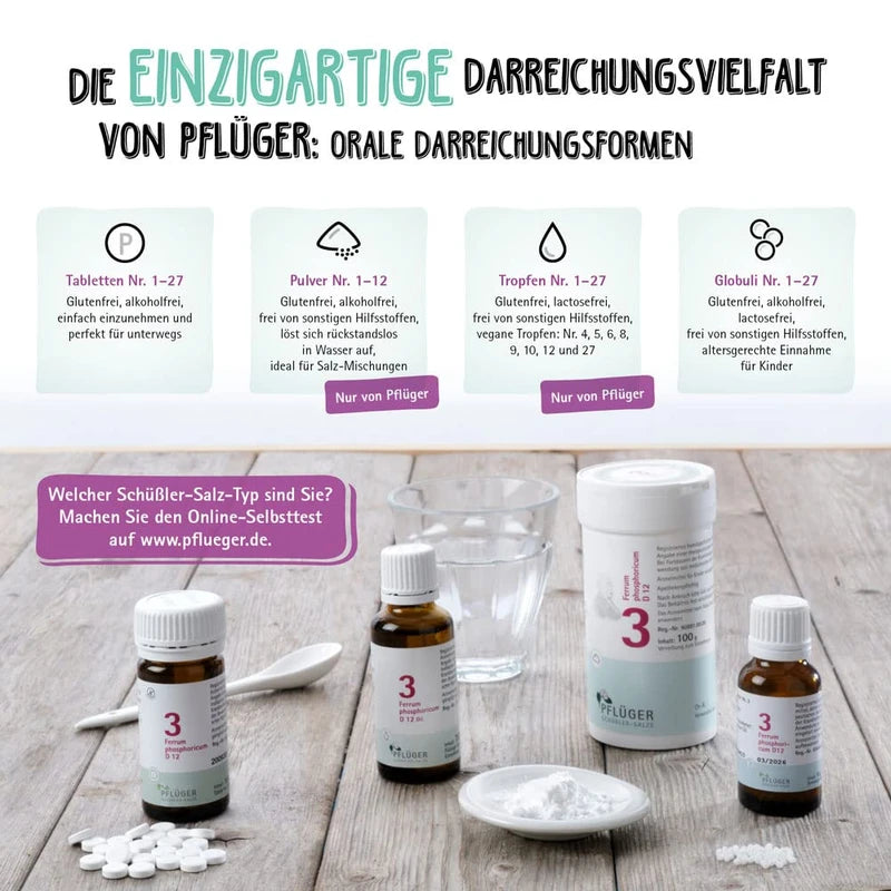 PFLÜGER Schüßler Salts No. 27 Potassium Bichromicum D6 - 400 Tablets - The Supplement for Cell Regeneration - Gluten-Free