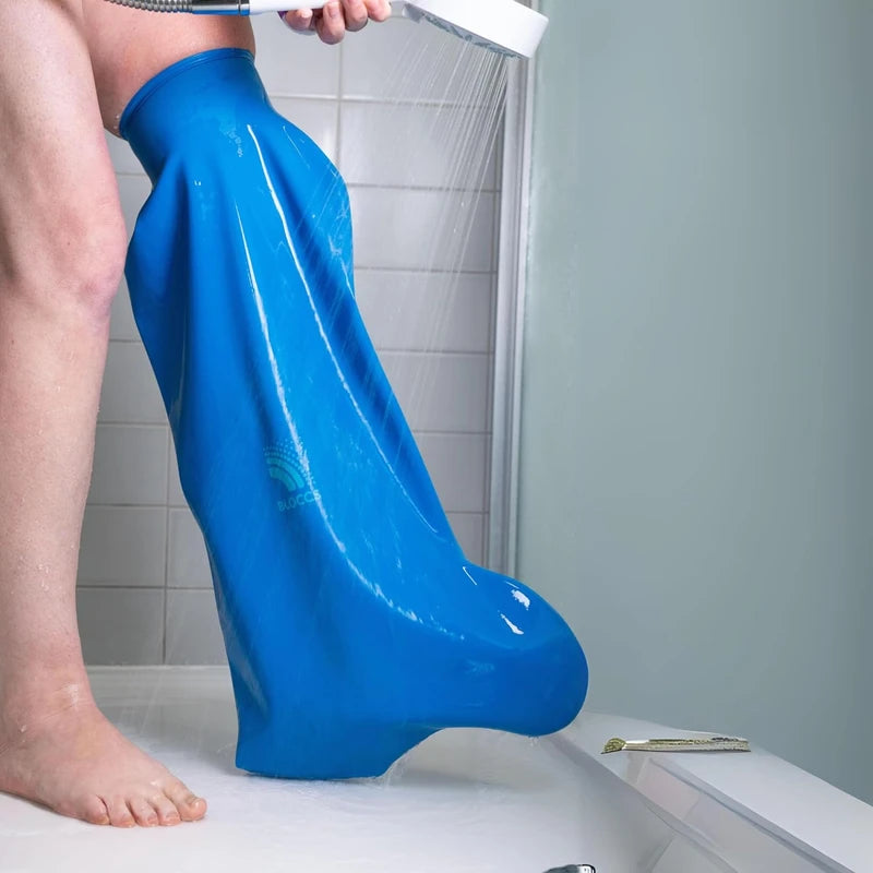 BLOCCS Waterproof Cast Cover for Showering Leg - #ASL74 - Adult Short Leg