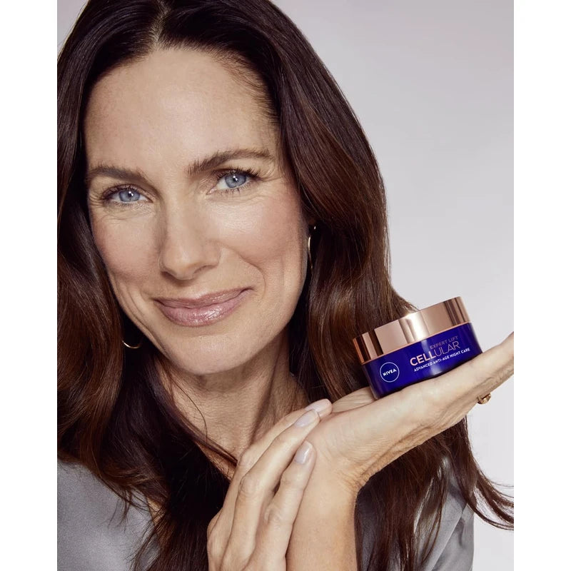 NIVEA Cellular Expert Lift Anti Folding Cream Set for Day and Night SPF 30, 2 x 50 ml, Pack of 2