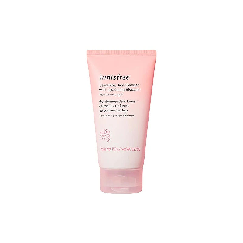 innisfree Cherry Blossom Dewy Glow Jam Cleanser Daily Face Wash, 32 Fl Oz (Pack of 1)