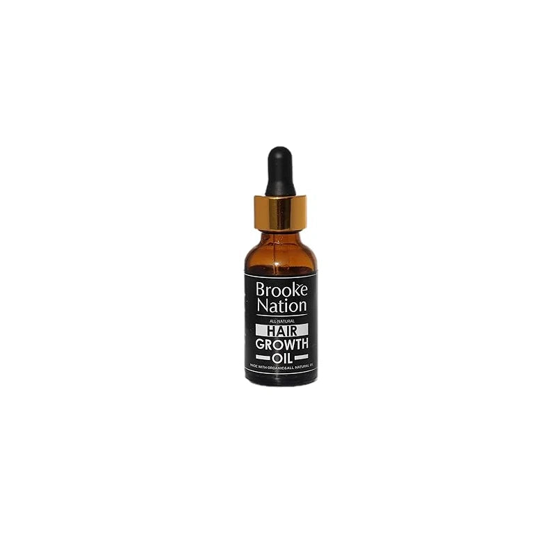 BrookeNation Natural Hair Growth Oil for Thickening & Repair