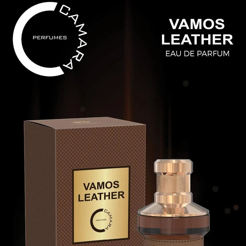 CAMARA Vamos Leather Eau De Parfum for Men - 100ml - Scent: Camara Vamos Crescent - Eau De Parfum 100ML