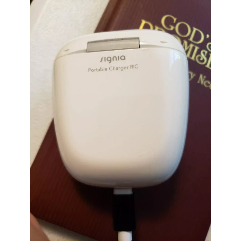 Signia Pure Portable Charger RIC with USB Charging Cable
