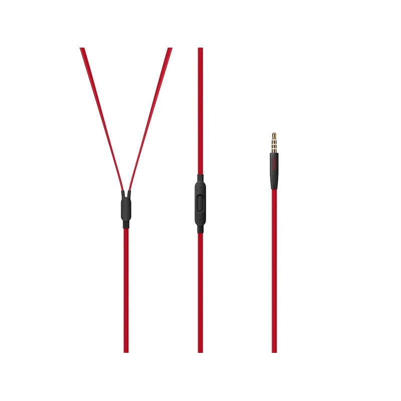 Beats Beats By Dr. Dre UrBeats3 Wired In-Ear Headphones w/ 3.5mm Plug - Black / Red (Renewed)