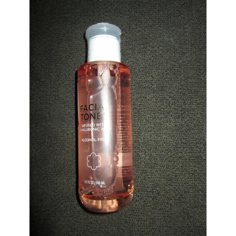 Clinical Works Facial Toner Infused w/ Hyaluronic Acid Alcohol Free 4.7 oz NEW