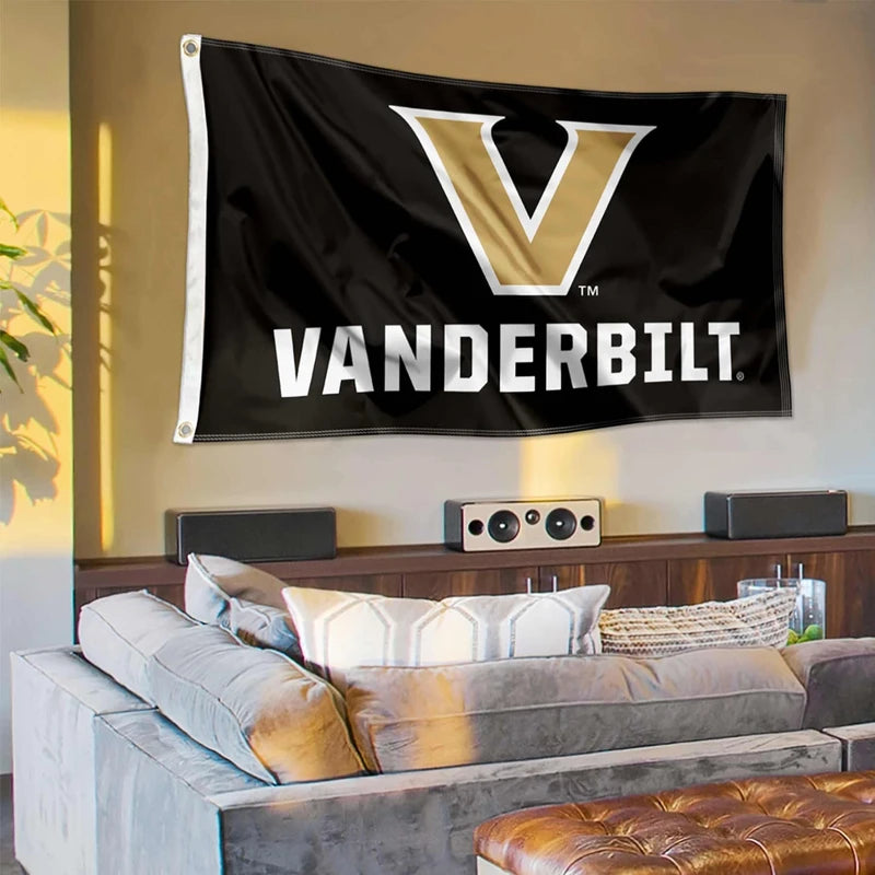 Vanderbilt Commodores Wordmark Large Grommet Banner Flag