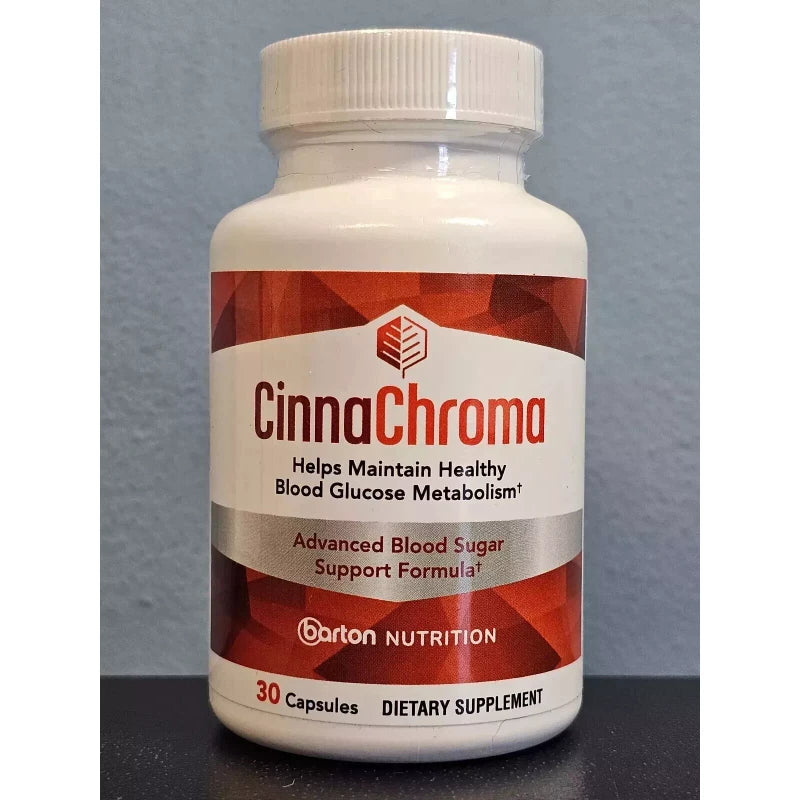 branded Barton Nutrition CinnaChroma Advanced Blood Sugar Support 30 Caps