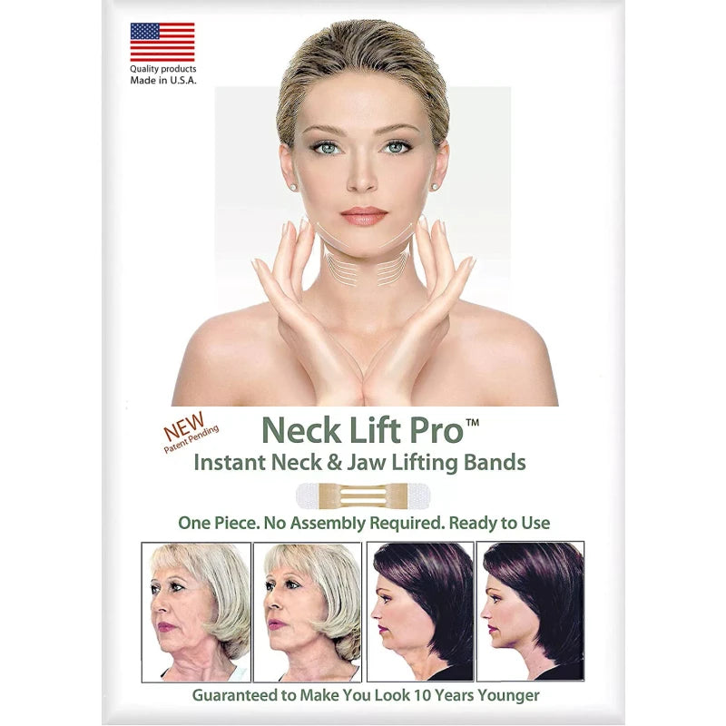 Cosmesearch, Inc. Ultra Secret Lift Pro - Instant Neck Lift Pre-Assembled Lifting Tapes and Bands