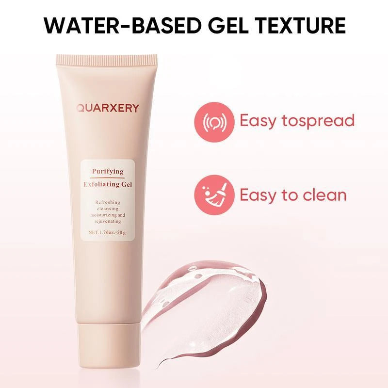 QUARXERY Facial Purifying Exfoliating Gel 50g Skincare Skin Repair DeepCleansing Facial Gel, Facial Skin - Specification: 1pc