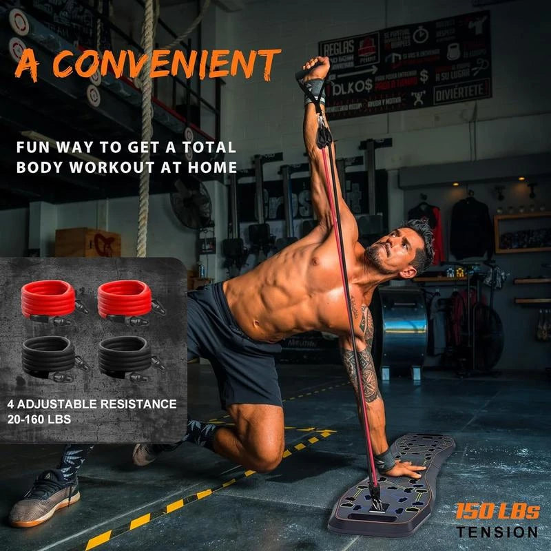 LALAHIGH Emurdyon Portable Home Gym System: Home-Friendly, High-Quality Materials, Versatile Training Options, Perfect for All Fitness Levels,Portable - Specification: 16PCS-Delux Plus