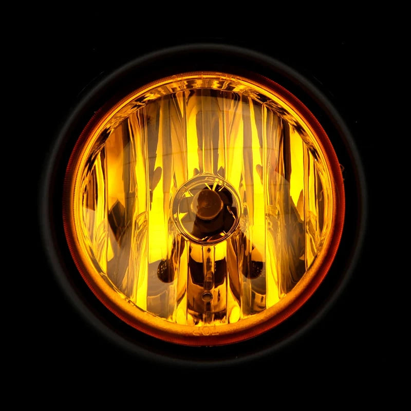 Fog lights assembly replacement for Truck With Bulbs Compatible with Freightliner Columbia 2000-2015(A Pair,Yellow)