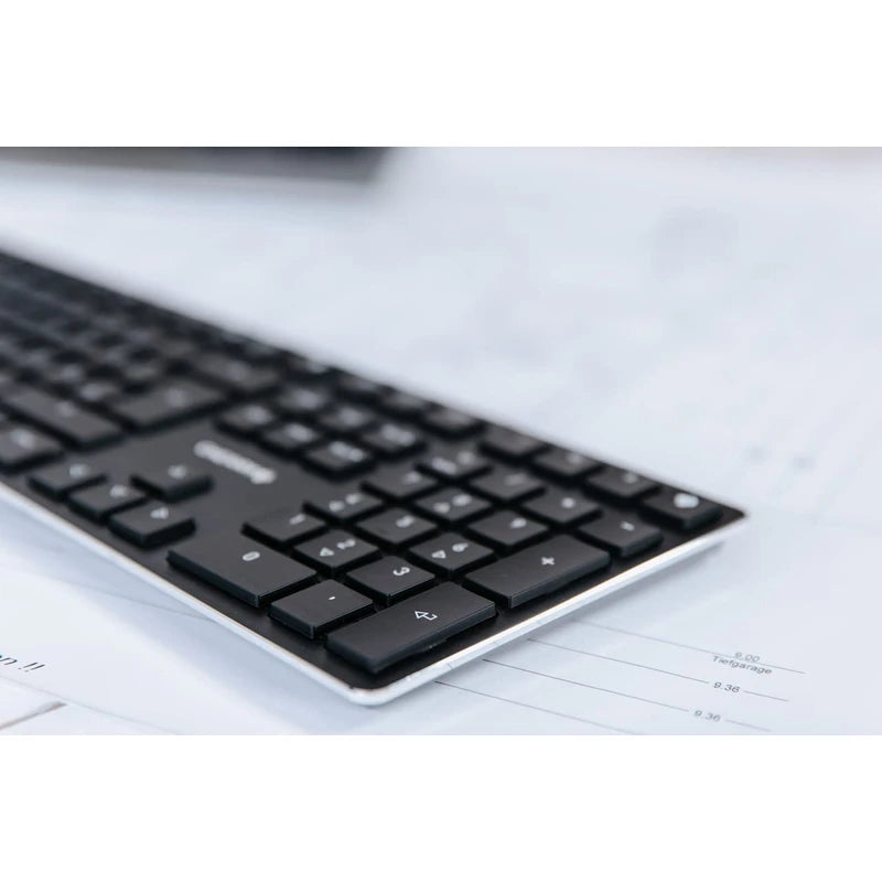 Cherry KW X ULP Ultra Slim Wireless Mechanical Keyboard. Multi Device Function MX Ultra Low Profile Switches, White (Renewed)