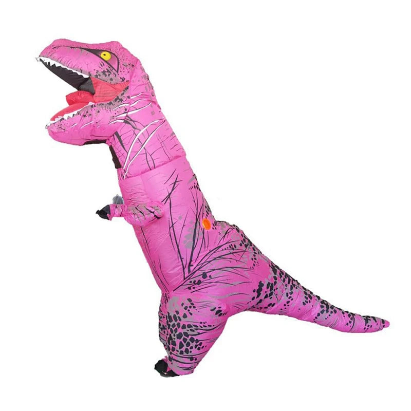 Bemuiz Funny Inflatable Dinosaur Costume for Kids,Blow Up Dinosaur Costume for Halloween Cosplay Party (3.9-4.9ft)