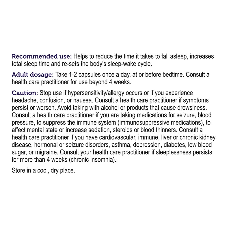 Genuine Health Deep Sleep, 60 vegetarian capsules, Reishi Mushroom, GABA, Melatonin and Magnesium, Natural restorative sleep support, Dairy, soy & gluten-free, Vegan