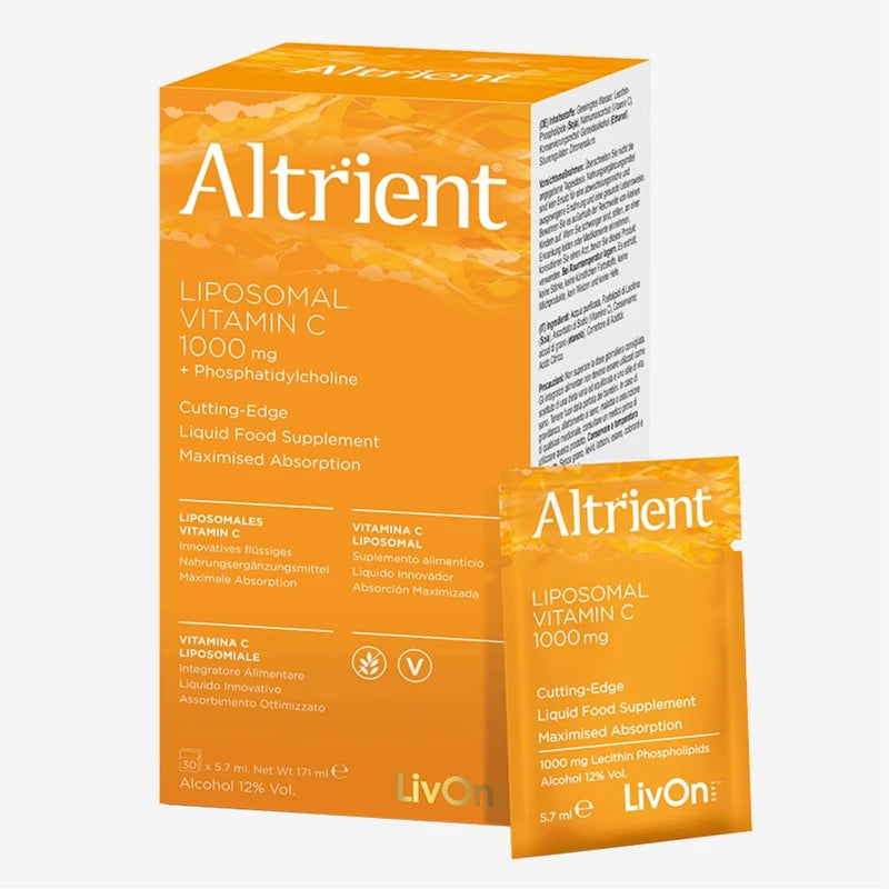 Altrient Altrient Liposomal Vitamin C | 1000 mg High Absorption Liquid Sachets | 30 Servings | Suitable For Vegans