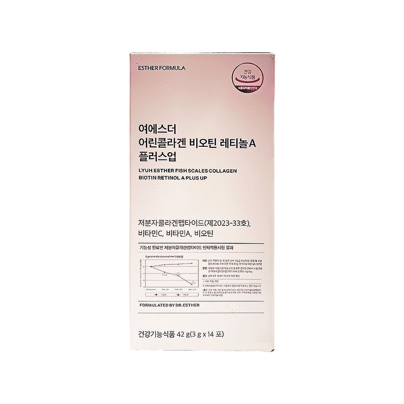ESTHER FORMULA Dr. Esther Collagen Biotin Retinol A 42g (3g X 14 Sticks)