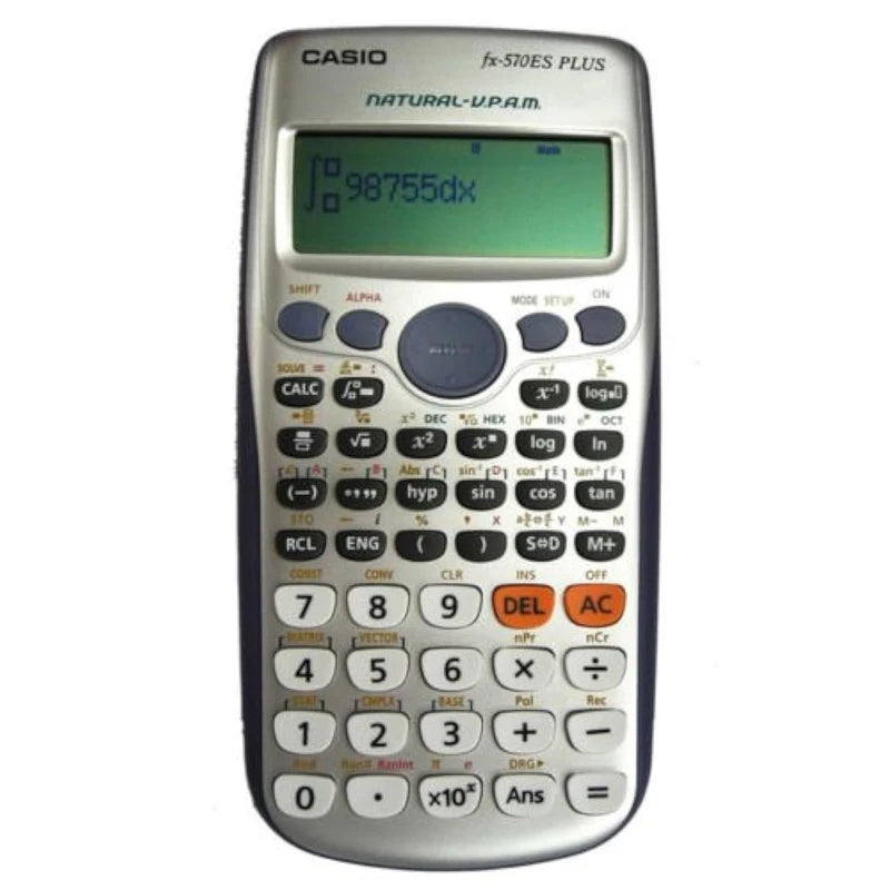 Casio Fx-570es Fx570es Plus 2-line Display Scientific Marix Vector Calculations Calculator with 417 Functions Limited Edition.
