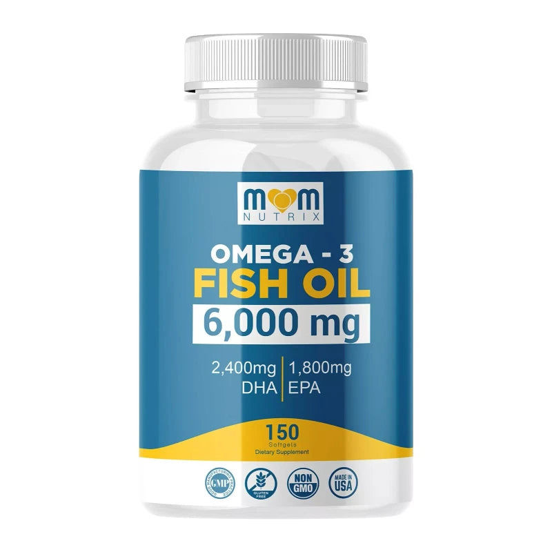 Omega 3 Fish Oil with Maximum EPA DHA - 150 Softgels - Made in The USA