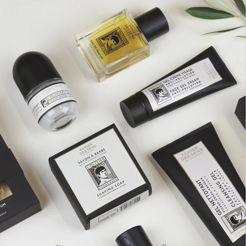 Panier des Sens Gift set for men L'Olivier - Perfume for Men + Natural Deodorant - Made in France up to 100% natural Ingredients