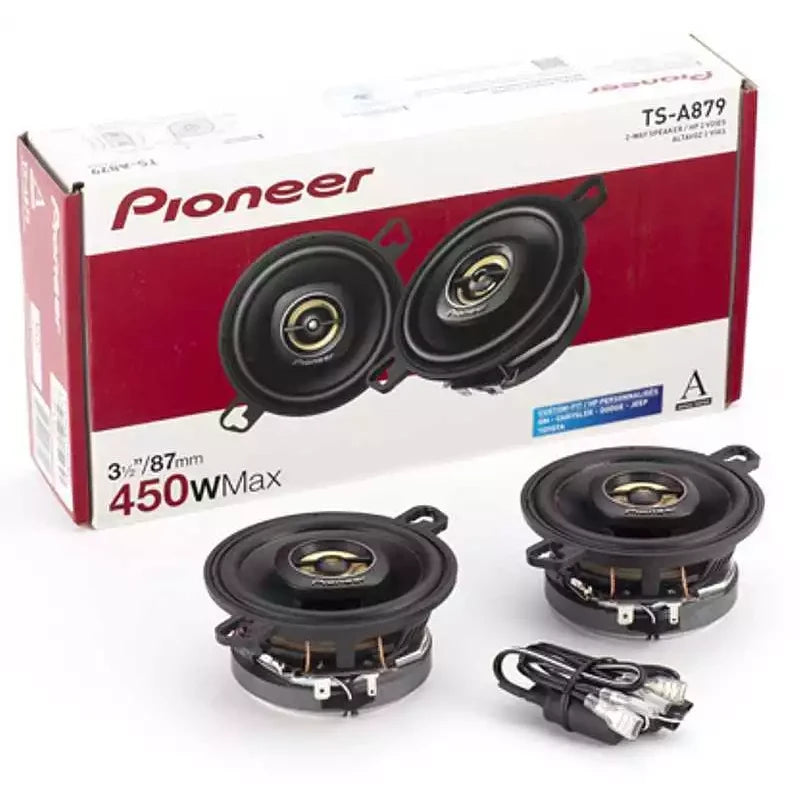 Pioneer TS-A879 3-1/2” 2-Way, 450 W Max power, 25mm Tweeter Coaxial Speaker Pair