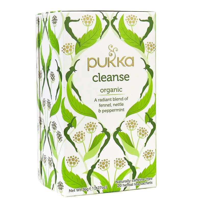 (6 PACK) - Pukka Herbs - Cleanse Tea | 20 sachet | 6 PACK BUNDLE