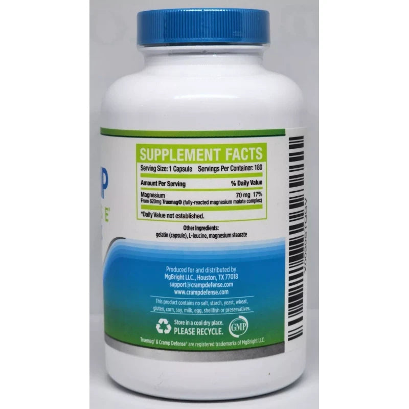 Cramp Defense Original High Absorption Fast Acting 180 Capsules