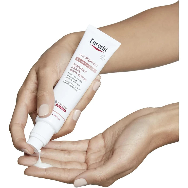 Eucerin Anti-Pigment Serum Corporal Para Áreas Sensibles (75ml) Suero Corporal, Unifica el Tono y Reduce Manchas