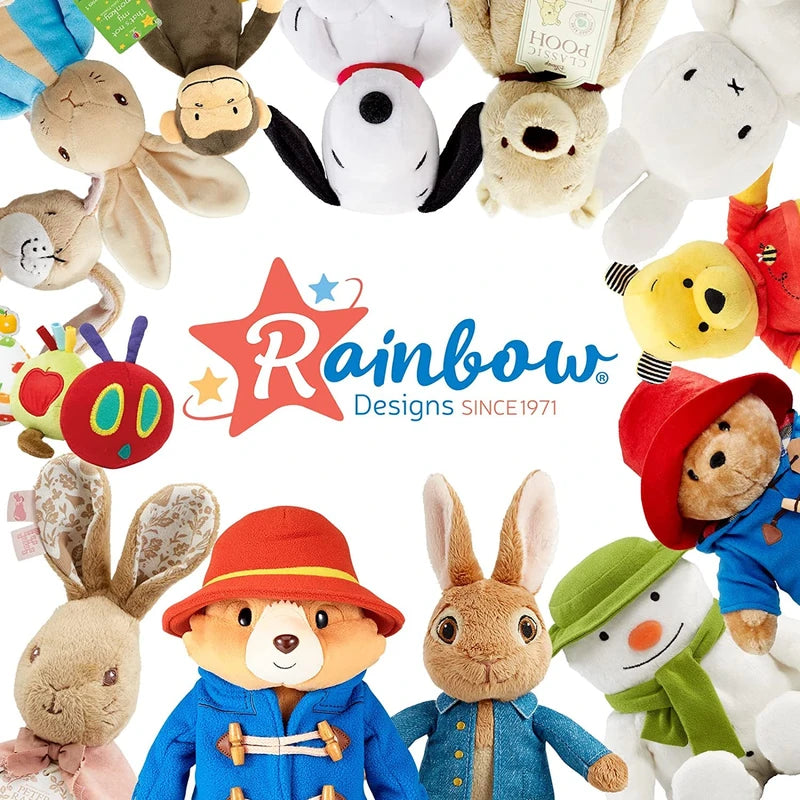 Rainbow Designs Maisy Soft Toy - Soft Stuffed Mouse with Velvety Tail, Maisy Mouse Early Years Book Adventure Character - Great for Bedtime Stories