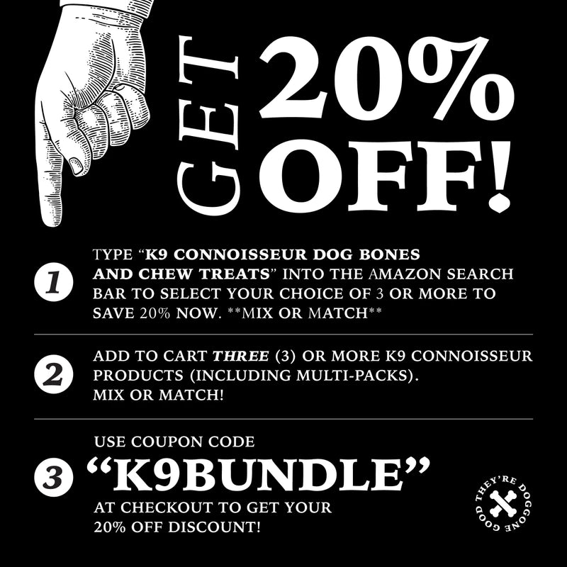 K9 Connoisseur Low to Odor Free Slow Roasted Beef Lung Bites for Dogs Made in USA Grain & Rawhide Free Natural Dog Treats for Large Dogs Aggressive Chewers Also The Best for Medium & Small Breed Dogs