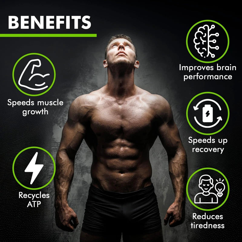 Keystone Peak Keystone Peak KP Creatine Monohydrate Gummies Apple for Men & Women, 100% Creatine Apple Gummies, 5g per Serving + Vegan, Sugar Free + Strength, Energy, Muscle & Booty Gain - 120 Count