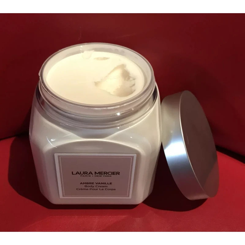 Laura Mercier Ambre Vanille Soufflé Body Cream 12oz 340g New Boxed & Jumbo