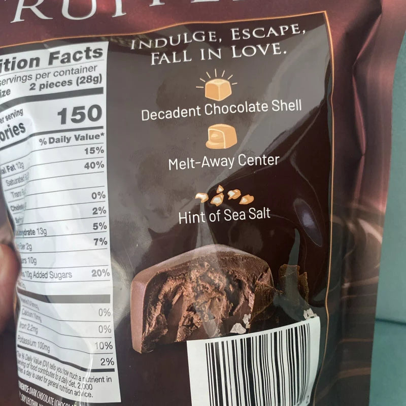 Copper Kettle Dark Chocolate Truffles with Sea Salt, 448g, 16 oz