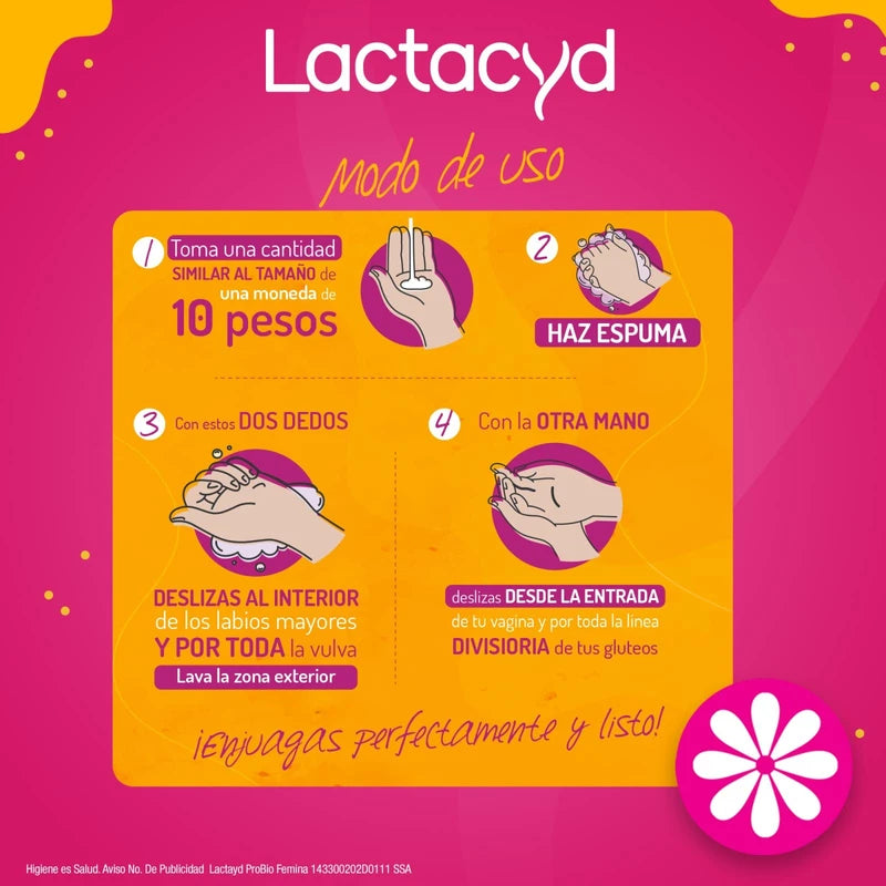Lactacyd fémina shampoo íntimo de uso diario, 200ml