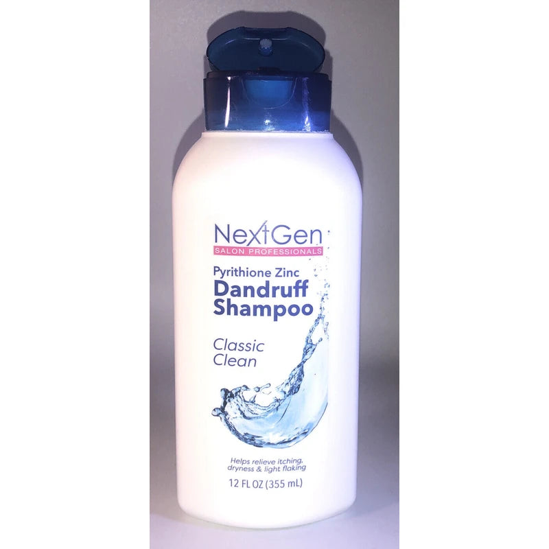 NextGen Salon Professionals Pyrithione Zinc Dandruff Shampoo Classic Clean 12 oz