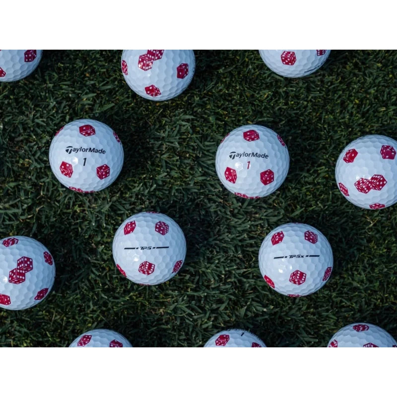 TaylorMade TP5x Pix Limited Las Vegas Dice Poker Golf Balls 2024 (1 BALL)