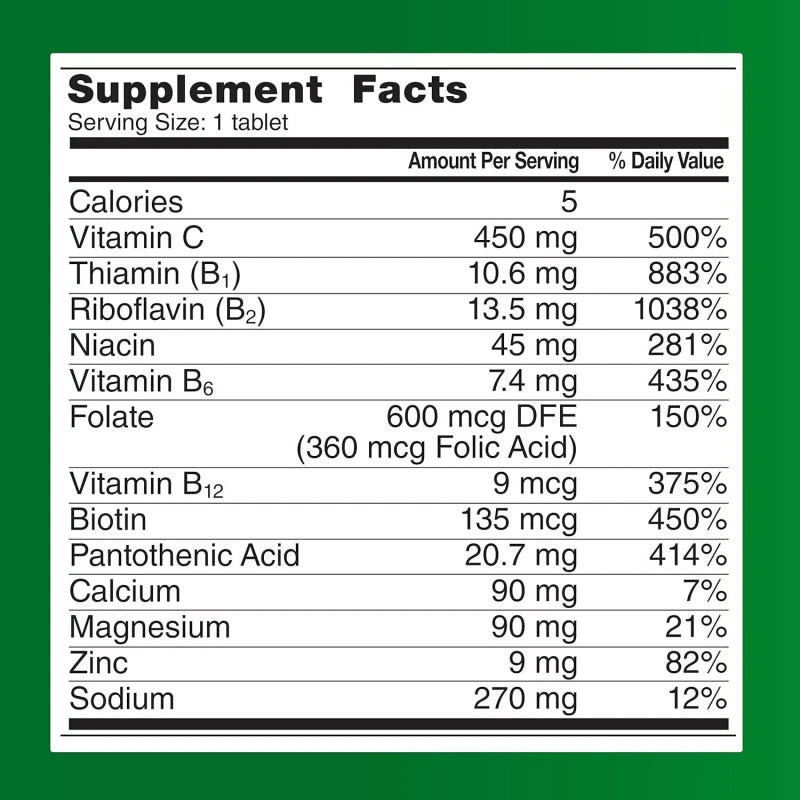 Berocca Orange Effervescent Tablets, Caffeine Free, 10 Count (Exp. 6/26)