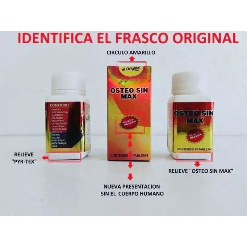 Pyr-Tex Advanced Joint Relief. Osteo Sin Max Is The Solution For Pains And Aches.