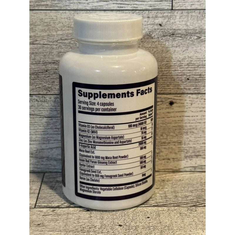 TestoFuel Testo Fuel Natural Test Booster 120 Capsules New/Sealed 03/27 FRESH!