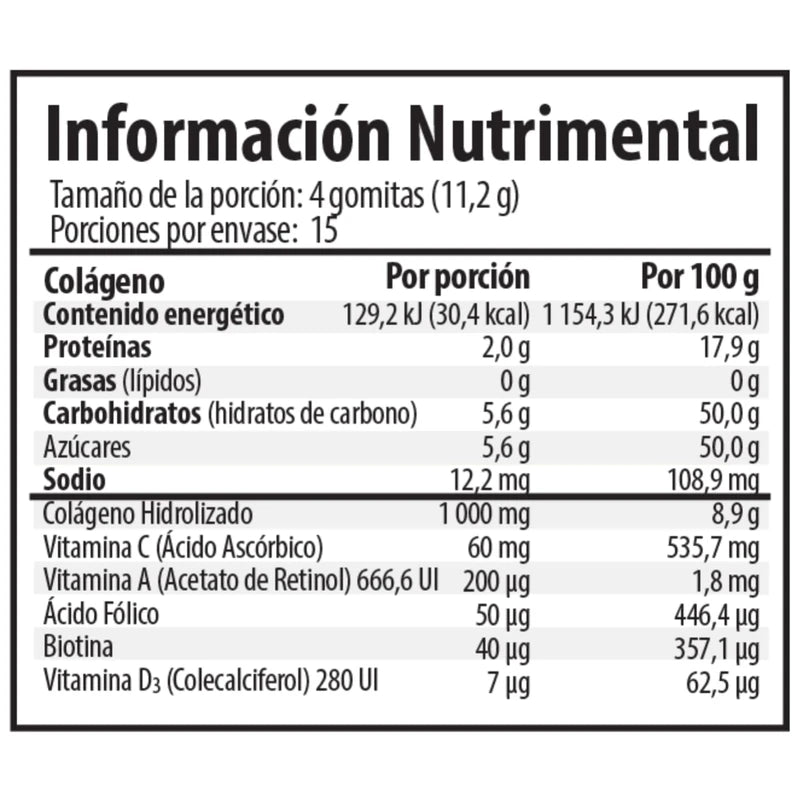 BELABEAR - Colágeno + Biotina 60 Gomitas by Belabear