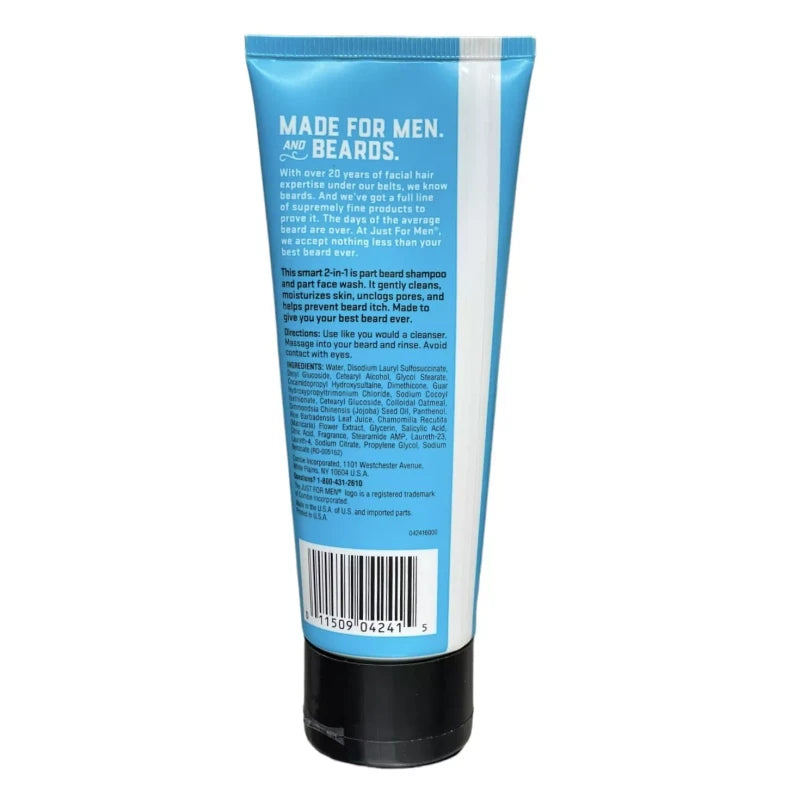 Just For MEN 1 Bottle - JUST FOR MEN The Best Face and Beard Wash 3.4 fl oz
