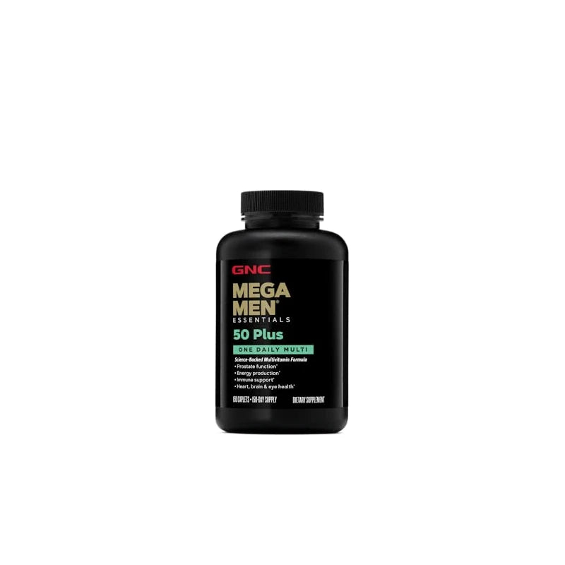 GNC Mega Men 50 Plus One Daily Multi - 60 Caplets (60 Servings)